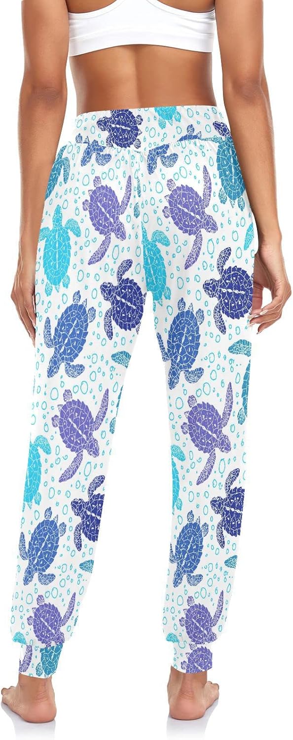 Women Yoga Pants High Waisted Stretch Loose Boho Trousers Sports Dance Harem Pants - Image 3