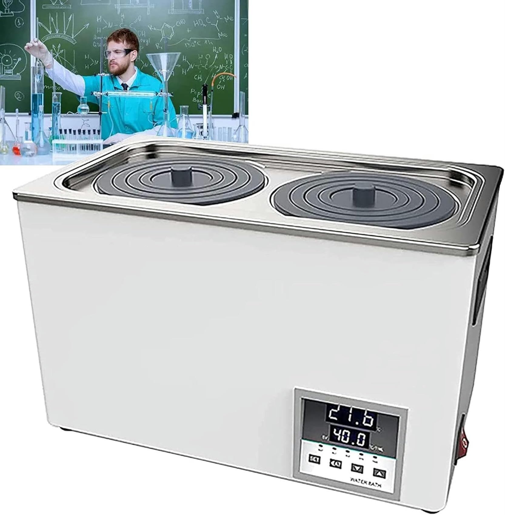 Bain d'eau thermostatique biliaire interne en acier inoxydable haute performance RT 5-99.9
