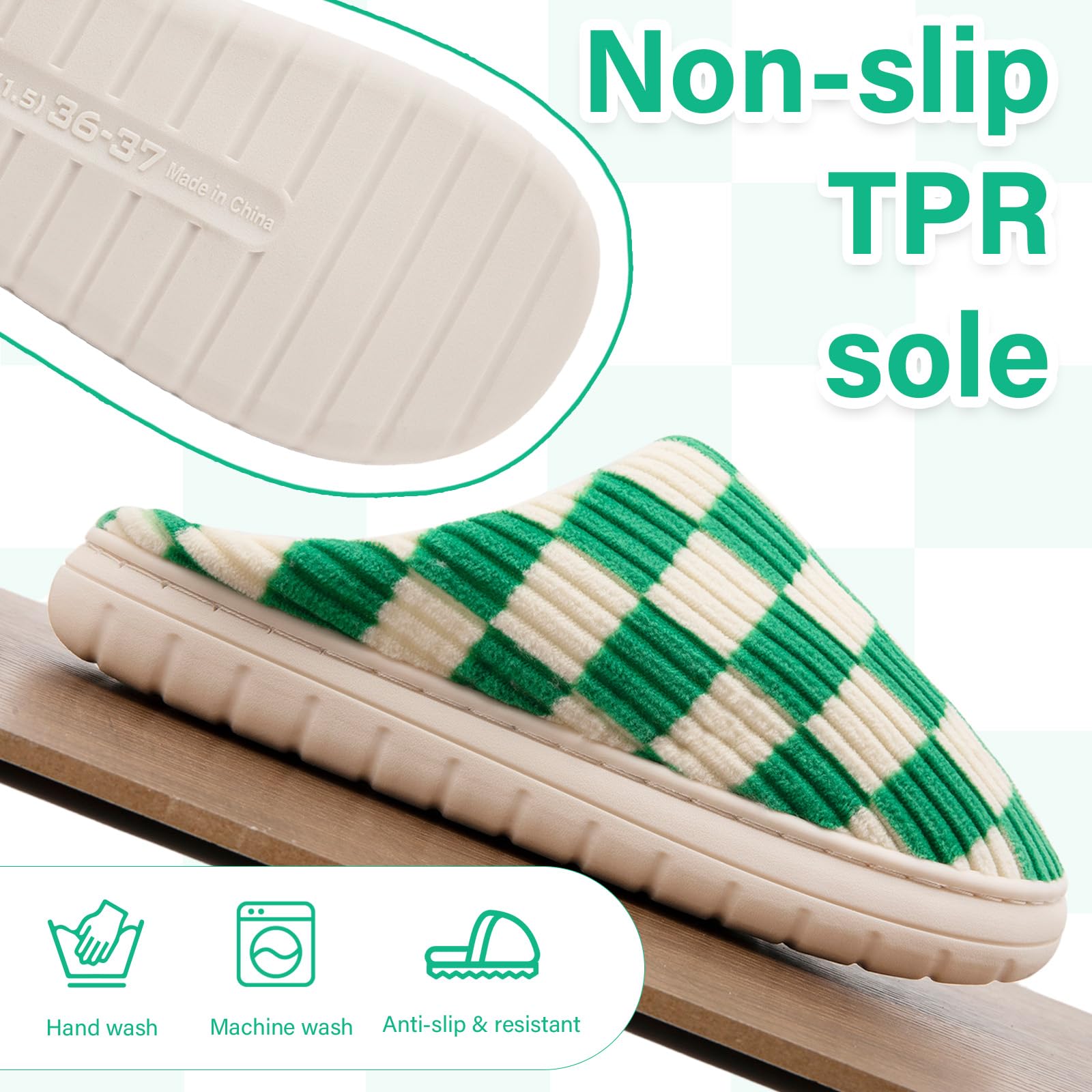 Waysoland Pantofole Donna Uomo Invernali,Ciabatte Donna Uomo Invernali Fuzzy Memory Foam Scivolare su Suola antispuggente Camera da letto Pantofole soffici Interno Esterno