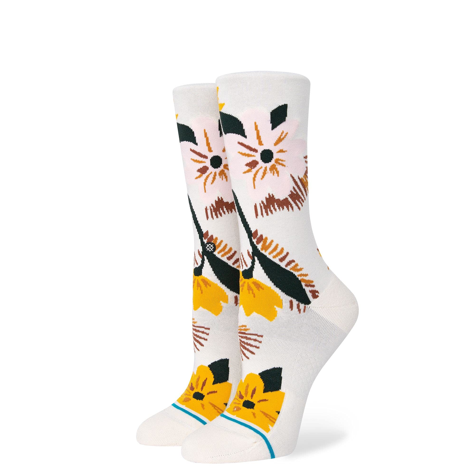 Chaussettes Thrive Crew Stance blanc cassé en taille S - 4