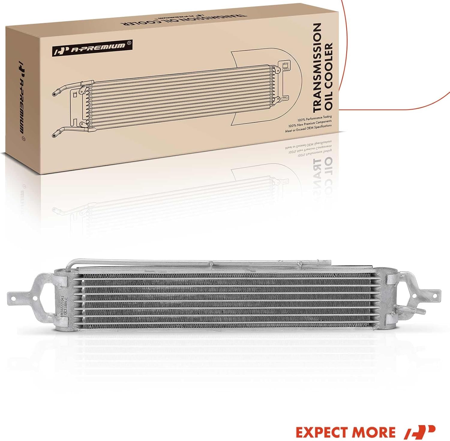 A-Premium Transmission Oil Cooler Compatible with Mini Cooper 2002-2008 1.6L Replace# 17221475586
