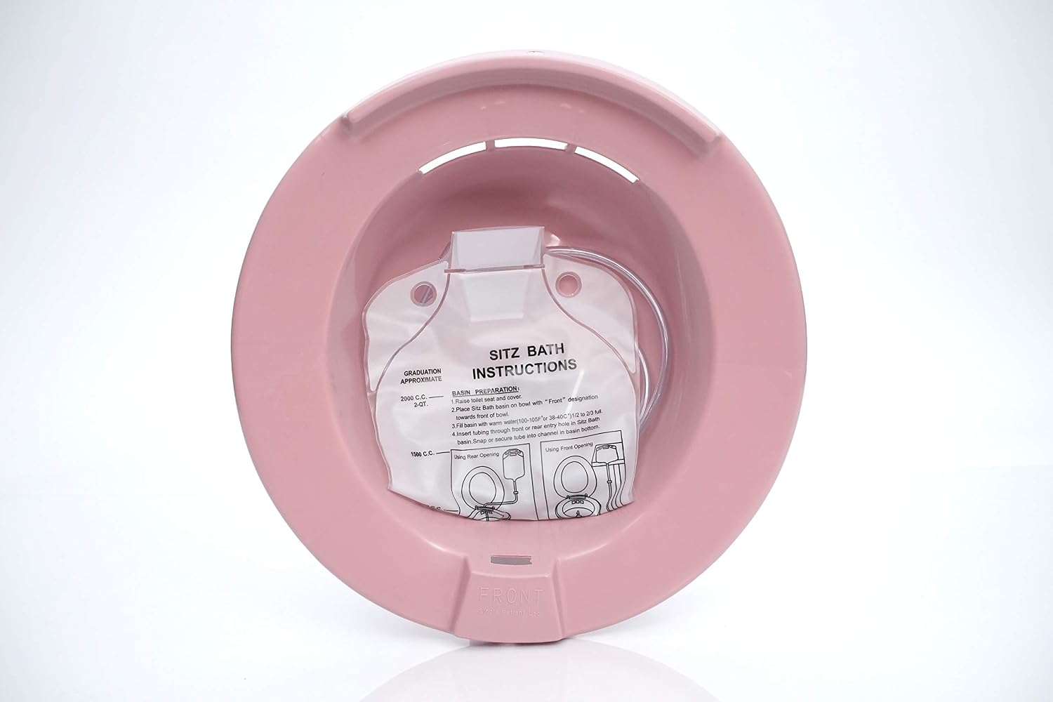 Medegen H990-10 Sitz Bath Set, Mauve, 2000ml Capacity, Pack of 10