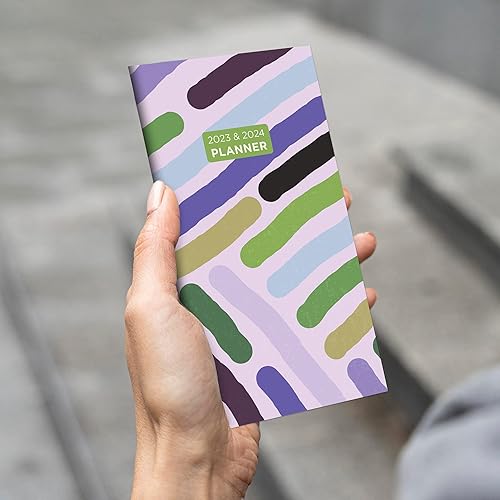 Miniatura 8 de TF PUBLISHING Lilac Lines - Agenda mensual pequeña de bolsillo 2023-2024  Calendario de bolsillo 2023-2024 para bolso  Agenda diaria 2023 - 2024