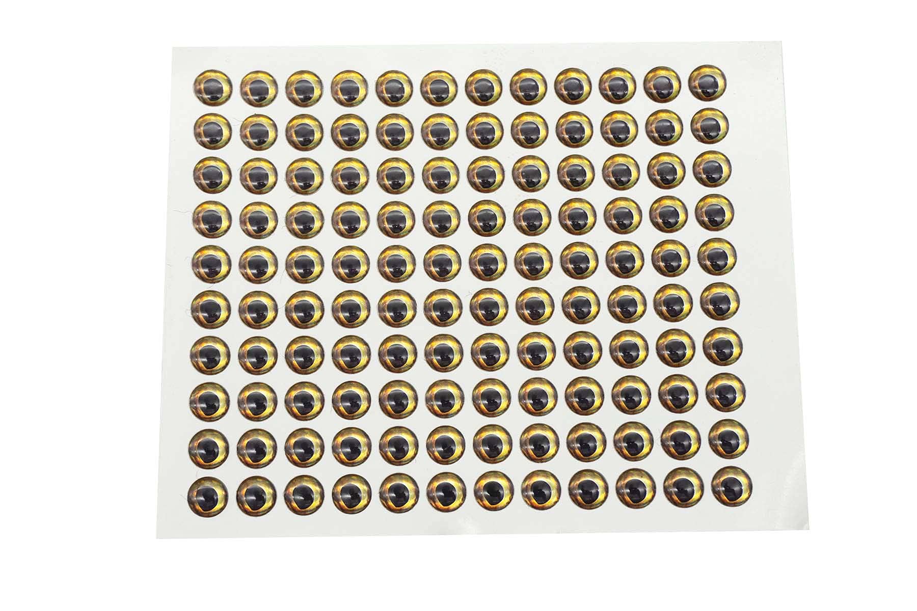 240 PCS Fishing Lure Eyes Simulation Fishing Lure Eyes 4D 3D Realistic Artificial Holographic Fake Earth Eyes Lure Baits Making Fishing Tying Lures Crafts DIY Fishing Lure Accessory