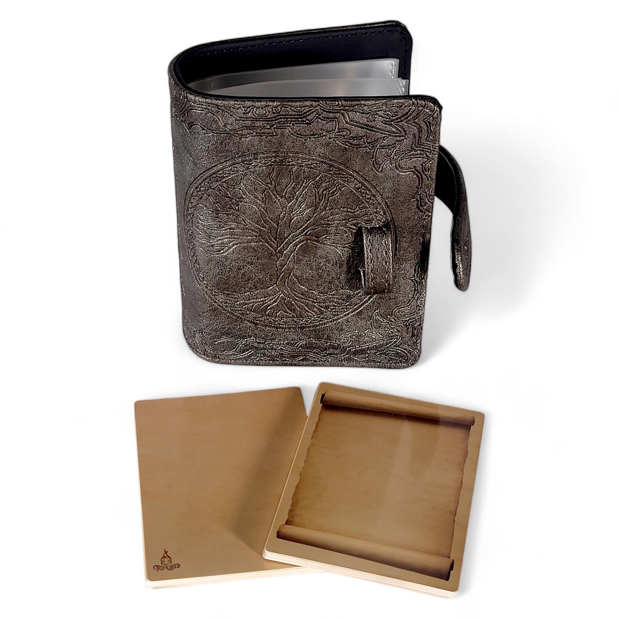 Forged Dice Co. Book of Incantations Spell Card Book - Druid Edition - Pewter