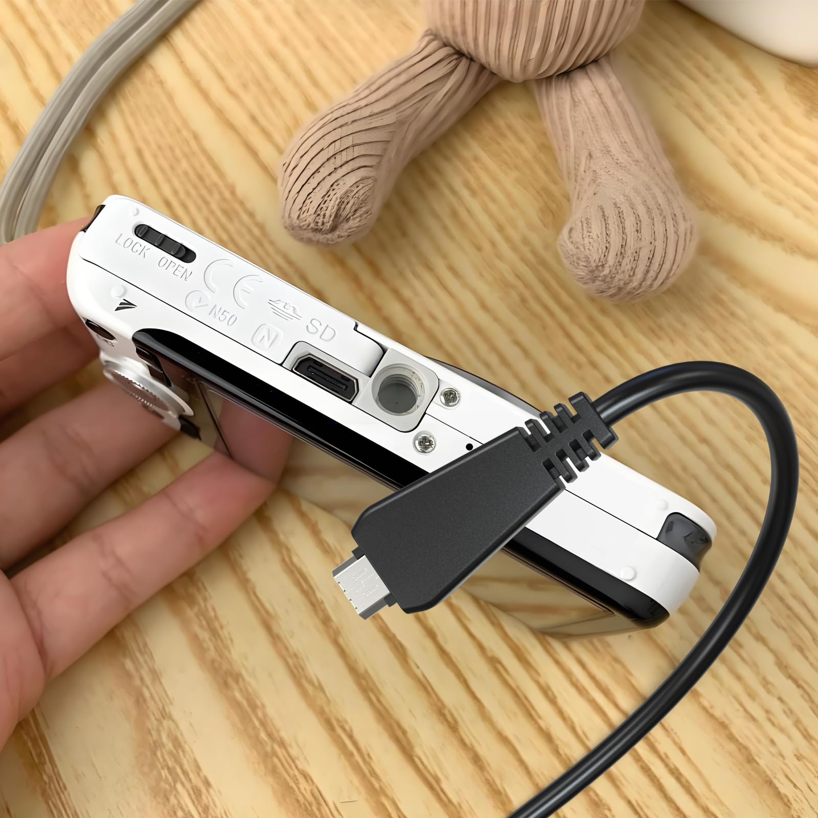 Amazon.co.jp: Sqrmueki ソニー サイバーショット対応 USB充電・データ