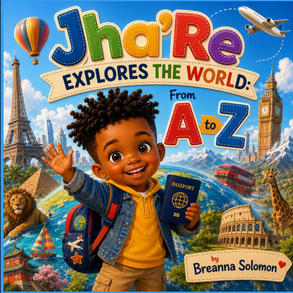Jha'Re Explores the World from A to Z: A Little Explorer Learns the Alphabet Through Amazing Places, Animals, and Cultures