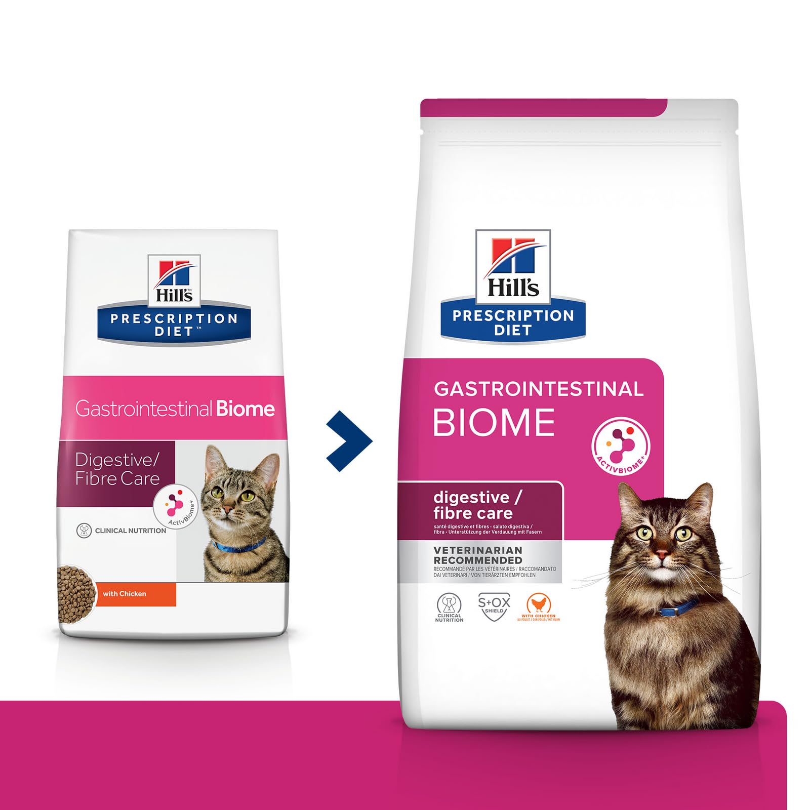 Hill's Feline Digestive Fibre Care Biome - Dry Cat Food - 3 kg