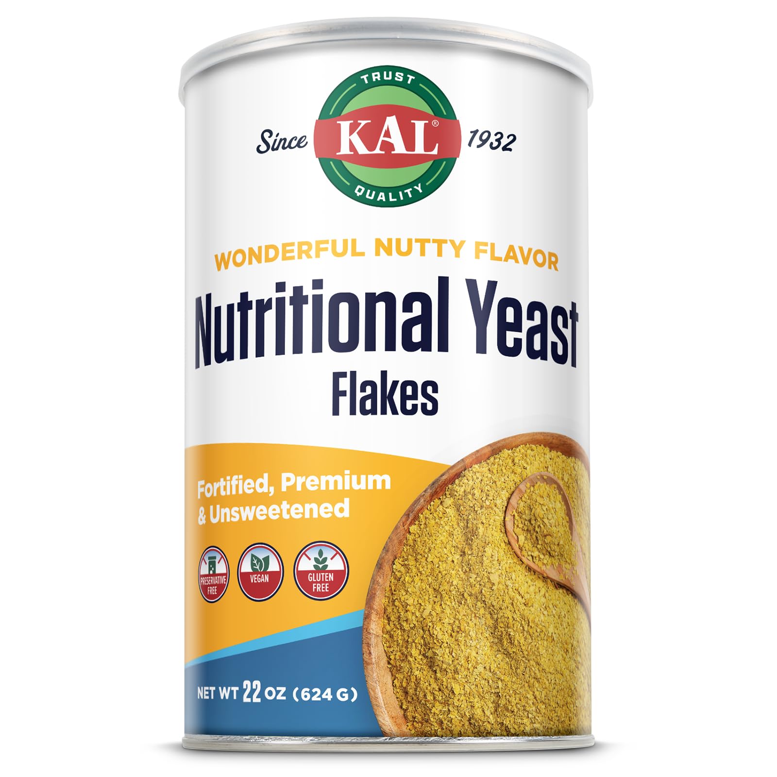 KAL, Nutritional Yeast Flakes, 22 oz (624 g)