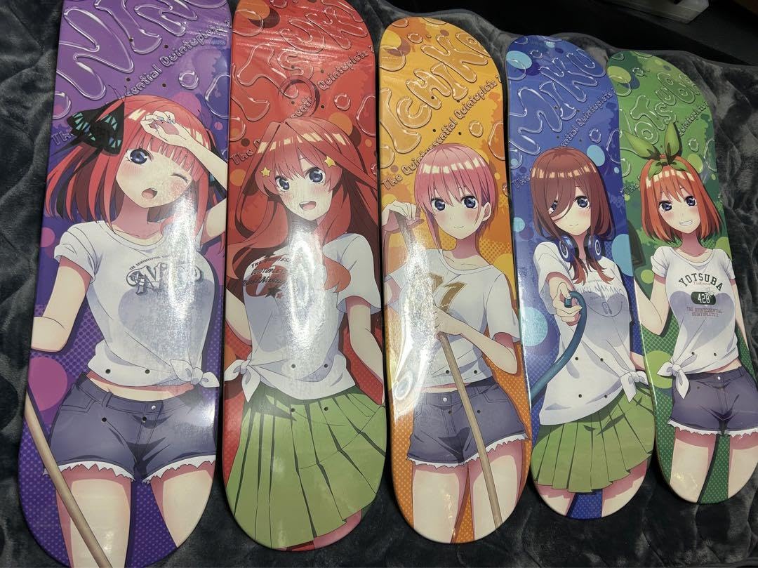 Amazon.co.jp: アニメイト限定 五等分の花嫁スケートボードデッキ 5種