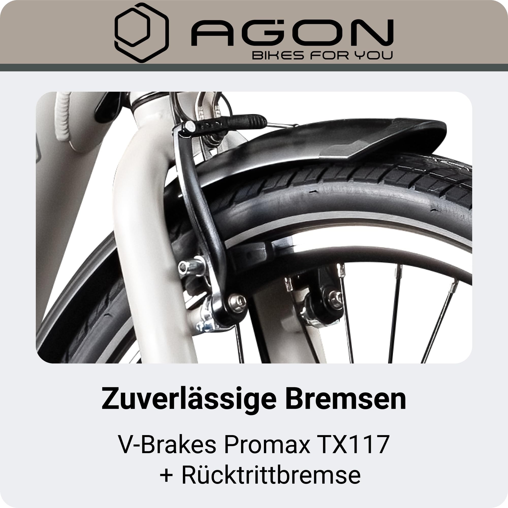 AGON Axis 26 Zoll E-Bike Citybike Pedelec Damen Nabenmotor bis 115 km