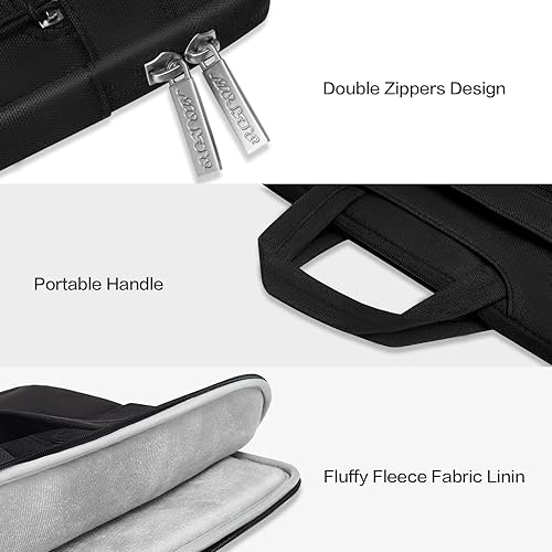 Miniatura 5 de MOSISO Funda rígida de plástico y bolsa de hombro con solapa de poliéster compatible con MacBook Pro de 16 pulgadas 2019 versión A2141 con barra