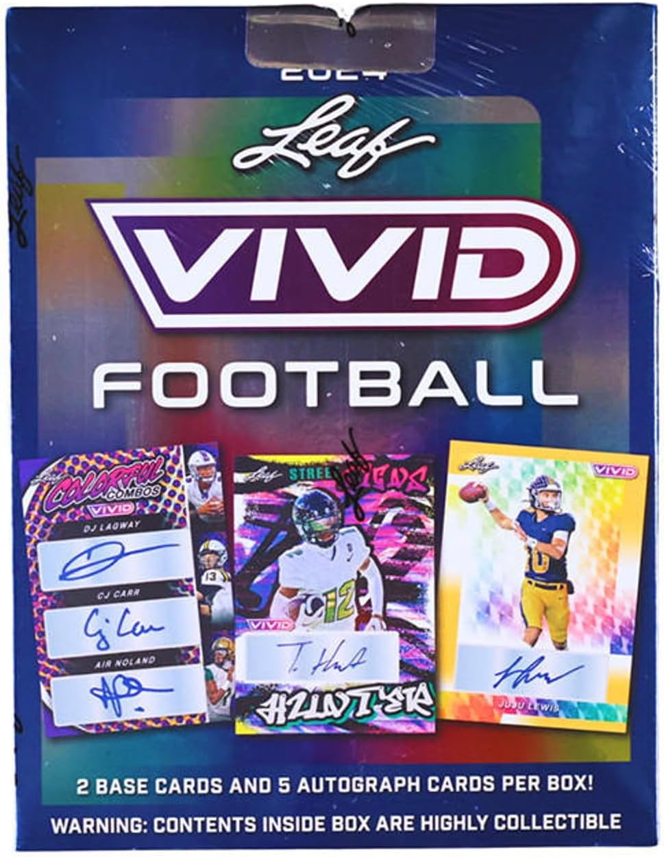 2024 Leaf Vivid Football Hobby Box