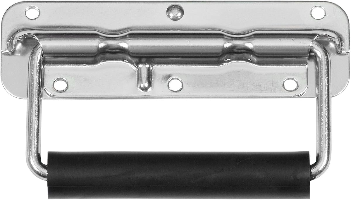 Reliable Hardware Company RH-0532F-A Spring Loaded Surface Mount Handle with Rubber Grip, Zinc