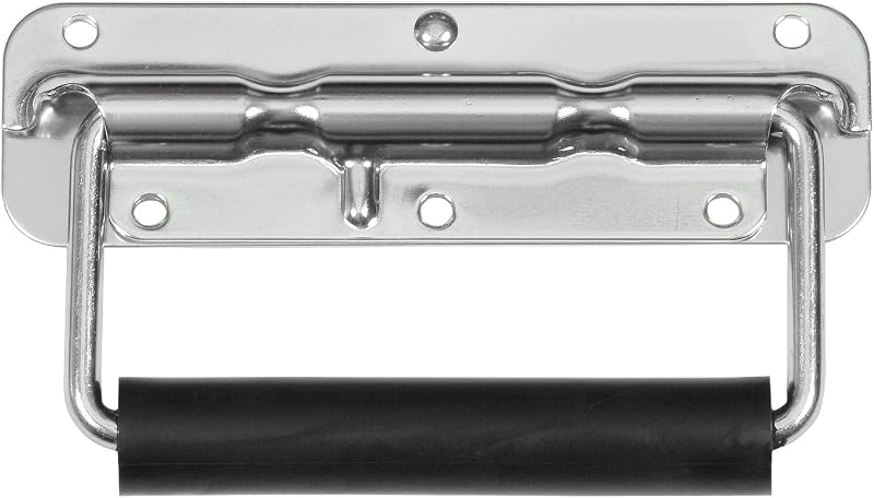 Reliable Hardware Company RH-0532F-A Spring Loaded Surface Mount Handle with Rubber Grip, Zinc