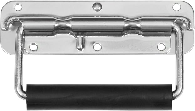Reliable Hardware Company RH-0532F-A Spring Loaded Surface Mount Handle with Rubber Grip, Zinc