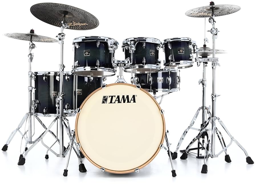 TAMAスーパースター　タム Amazon.com: Tama Superstar Classic 7-Piece Shell Pack - Dark