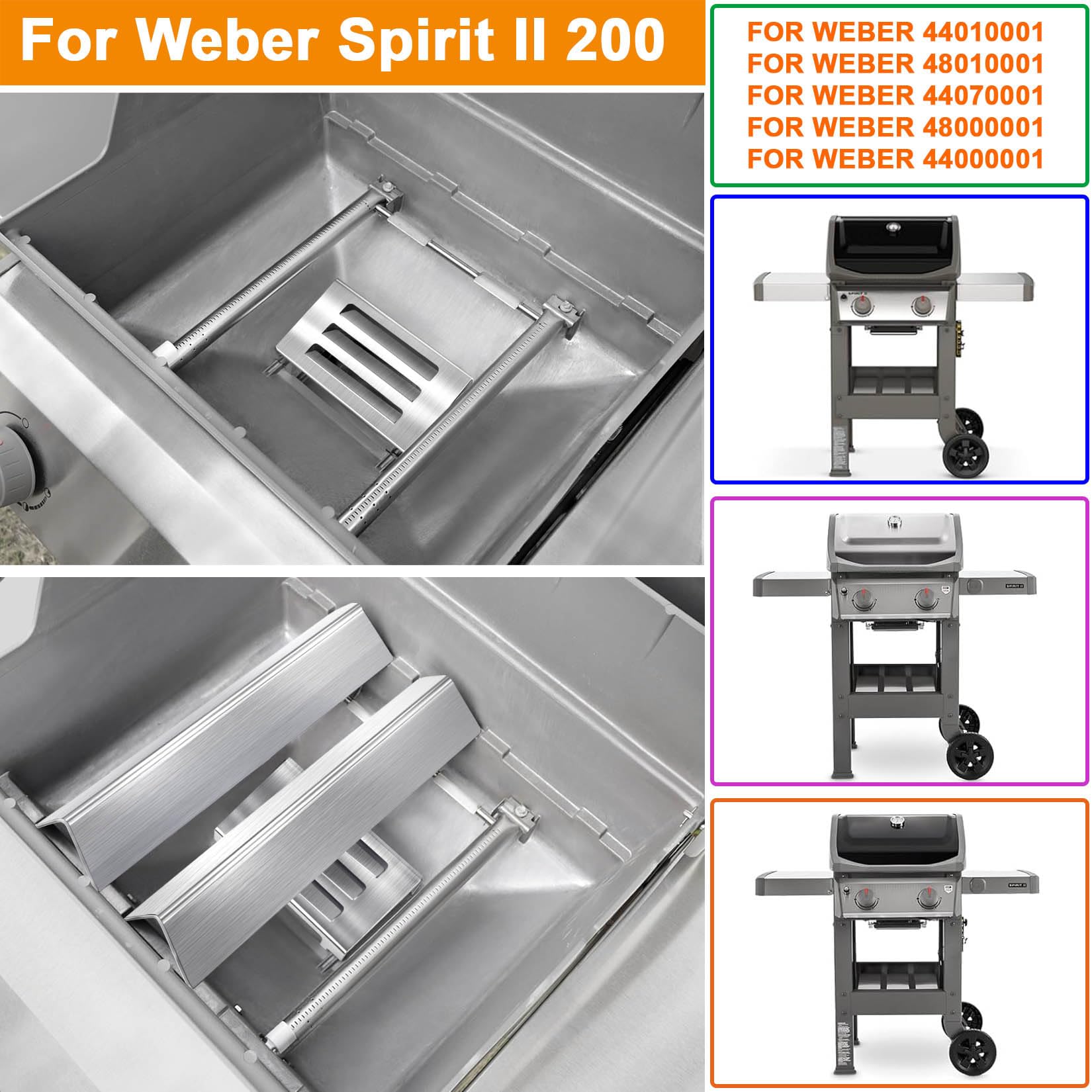 GGC 7637 Grill Grates for Weber Spirit E210 E-220 S210 S