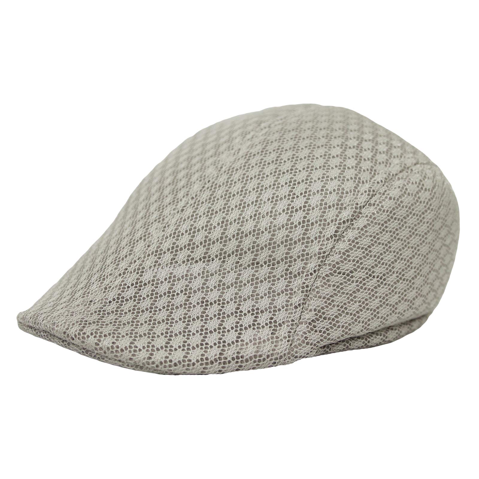 WITHMOONSBreathable Mesh Summer Hat Newsboy Ivy Cap Cabbie Flat Cap UZ30053