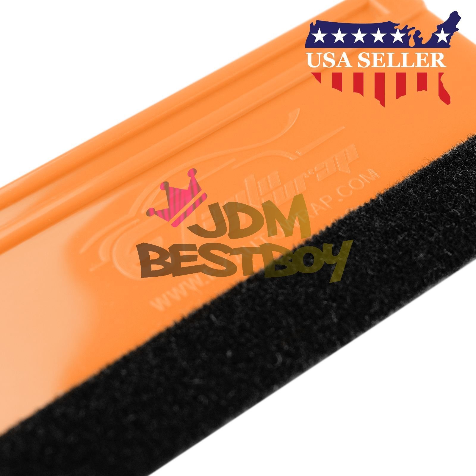JDMBESTBOY 5PCS Soft Vinyl Wrap Tool Mini Window Tint Film Installing Squeegee Film Applicator Scraper Decals with Black Fabric Felt