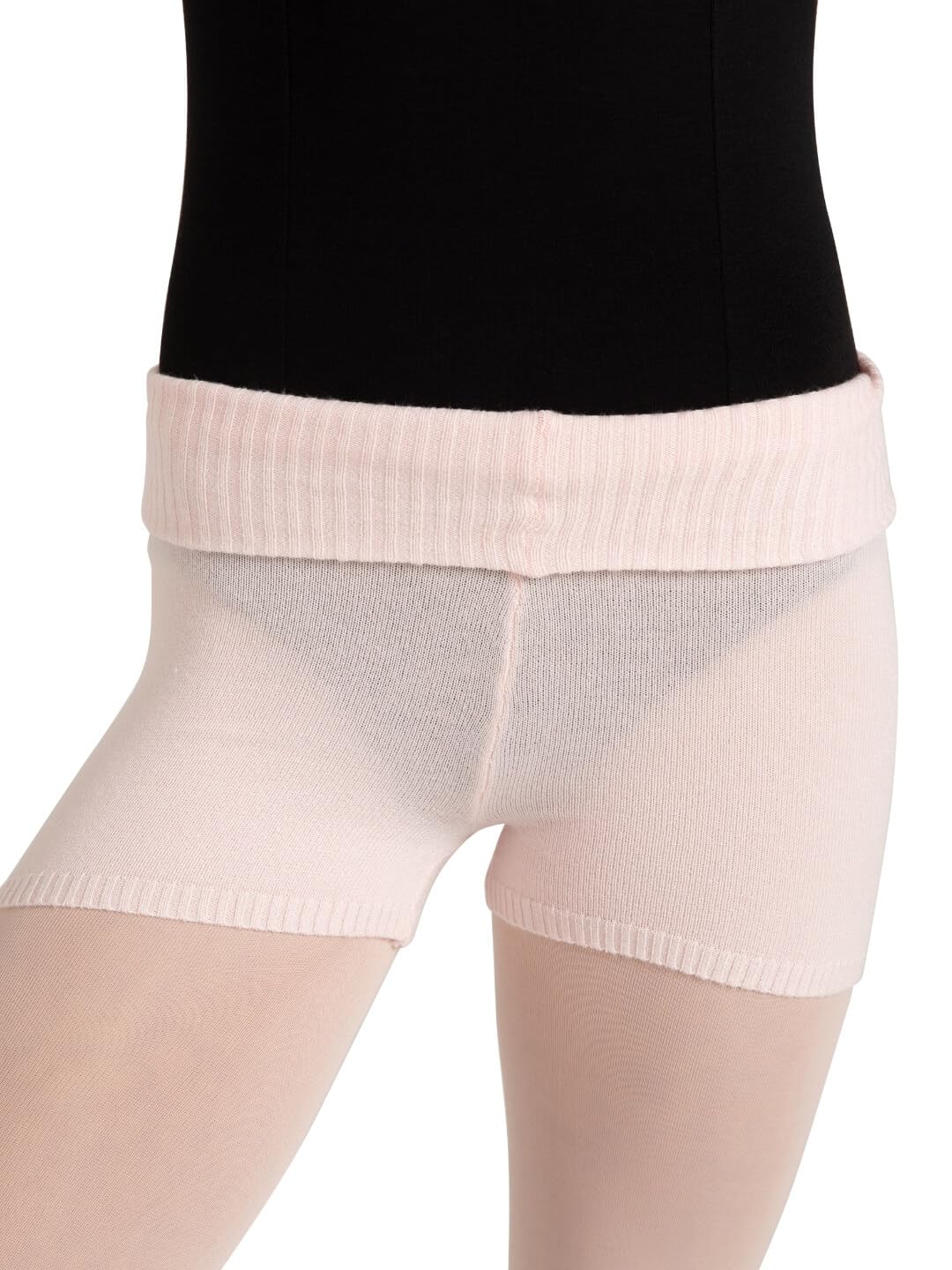 Capezio Damen Rose Foldover Boyshort - Child, Pink, One Size