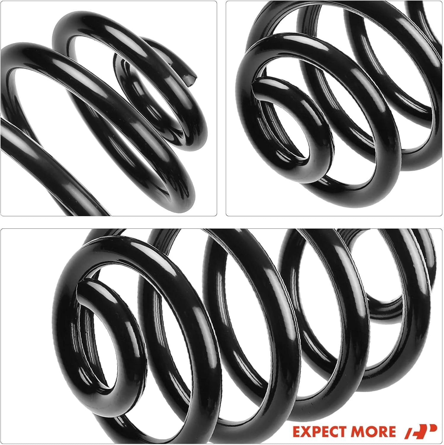 A-Premium 2Pcs Rear Suspension Coil Spring Set Compatible with BMW E36 Z3 Coupe 1999-2002, Z3 Roadster 1996-2002, Driver and Passenger Side, Replace# 33539070126