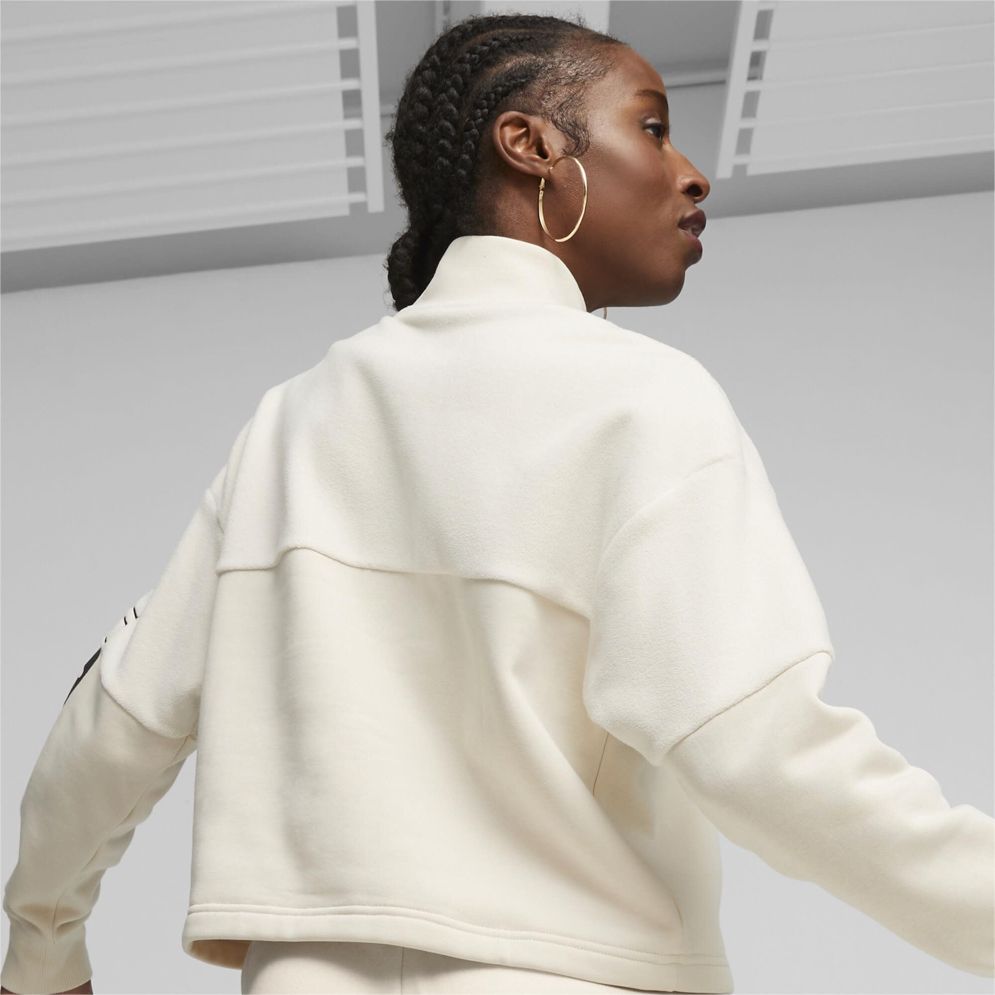 Puma Puma Power Colorblock Girocollo Invernale Sudore Donna