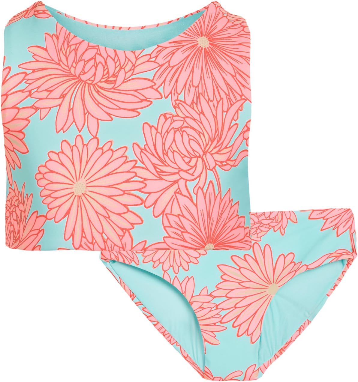 Maaji Girls Tropical Bloom Reversible Bikini Set