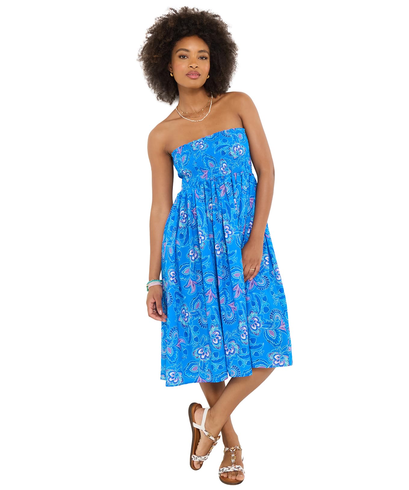 Joe Browns Women's Boho Paisley Skirt/Dress, Regular, Multi, UK M