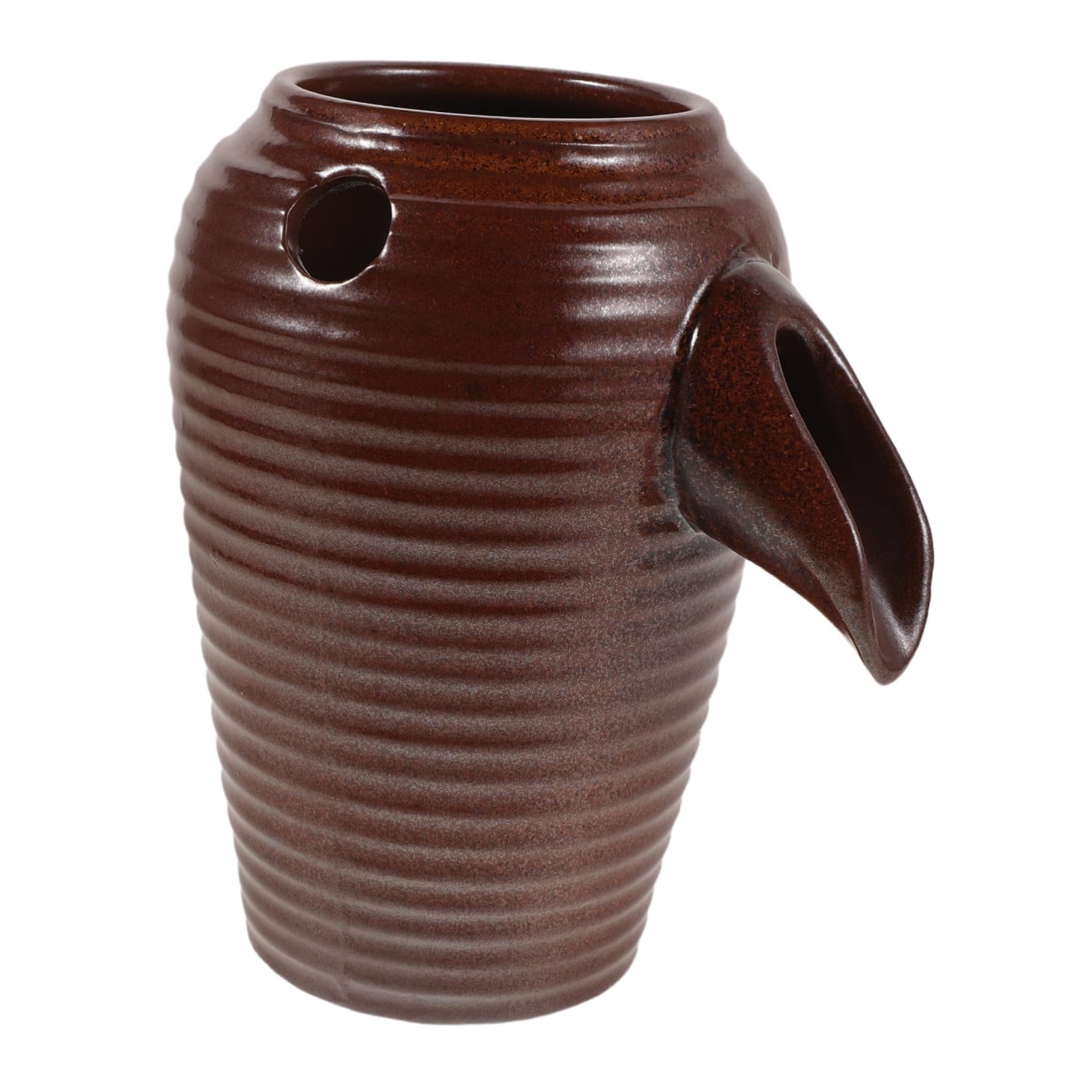 Vase céramique et fontaine intérieure 130cm design
