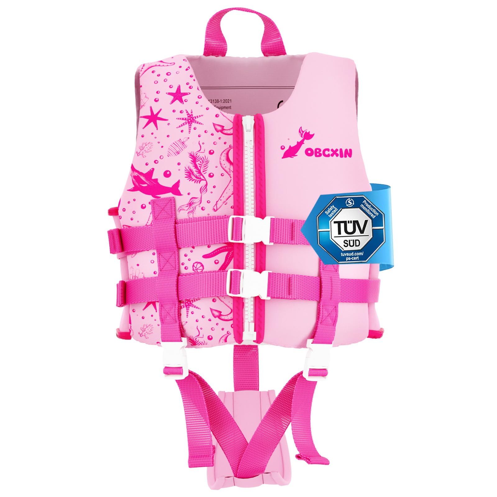 Schwimmweste Kinder, Einstellbare Schwimmhilfe Auftriebshilfe für Mädchen & Jungen, TÜV geprüfte, Ideal für Pool, Strand und Schwimmunterricht