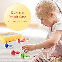 Vista 6 de Coogam Letras a juego Huevos 26PCS ABC Alfabeto Recoginition Clasificador de Color Puzzle Pascua Viajes Bingo Juego Mayúsculas Aprendizaje Educativo