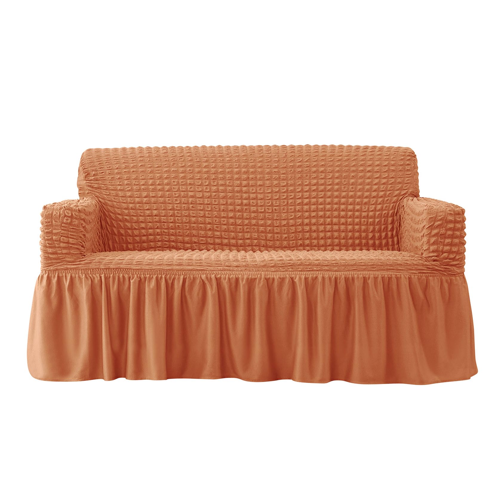 Pers L High Stretch Sofa Covers With Skirt, 1/2/3/4 Seater Super Soft Couch Covers Al-Inclusive Sofa Slipcover Washable Stretchable Sofa Cover Furniture Protector Cover(Size:4 Seater(235-300Cm),Color:l)