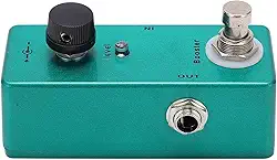 Acouto Pedal de Guitarra do Boost Effect Com Bypass True, Controle de Botões Compactos, Compilação de Metal, para Guitarristas Elétricos