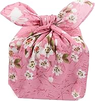 Vista 8 de DOERDO - Bandana tradicional japonesa para el almuerzo, diseño de flores de cerezo, para el hogar, picnic, camping, al aire libre, 19.7 x 19.7 in