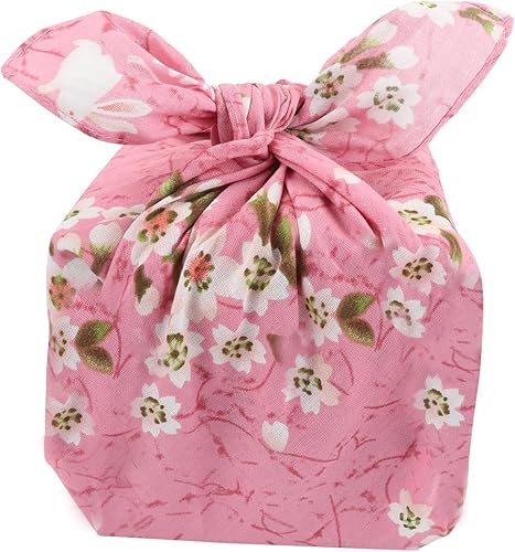 Miniatura 8 de DOERDO - Bandana tradicional japonesa para el almuerzo, diseño de flores de cerezo, para el hogar, picnic, camping, al aire libre, 19.7 x 19.7 in