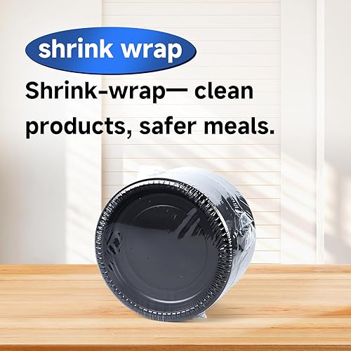 Miniatura 8 de EKOSAVOR Platos de plástico, 3 compartimentos, paquete de 150 platos reutilizables de 9 pulgadas, sin BPA, platos irrompibles, platos para fiestas,