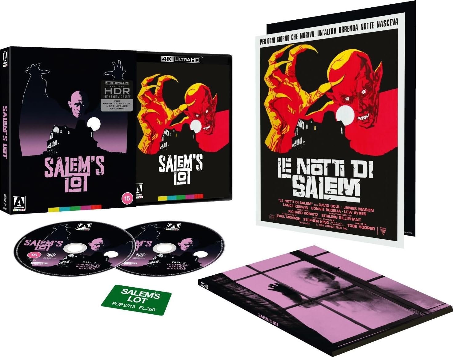 Salem's Lot (Limited Edition) (Reversible cover) [4K UHD + Blu-ray] [Region Free]