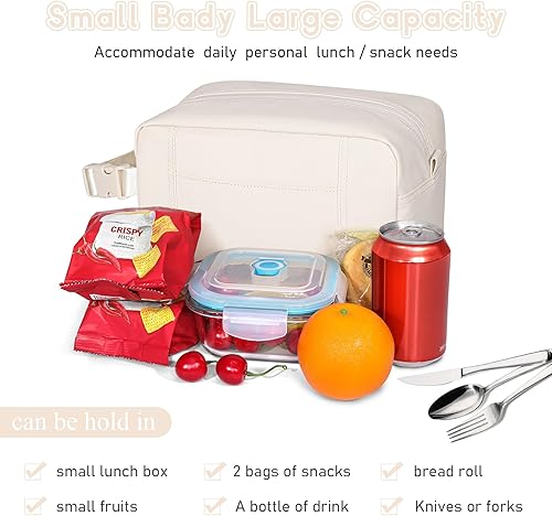 Miniatura 4 de NOL Natural Organic Lifestyle Bolsa de almuerzo congelable, a prueba de fugas, reutilizable, cierre de cremallera con asa de hebilla, caja de