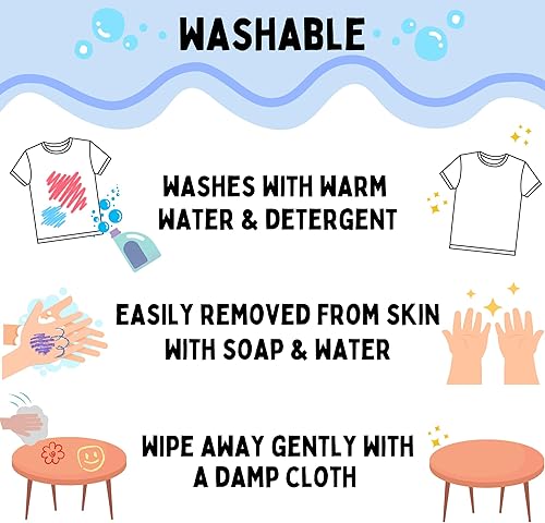 Miniatura 4 de The Pencil Grip Kwik Stix - Bolígrafos de pintura sólida, tonos de piel surtidos, paquete de 72