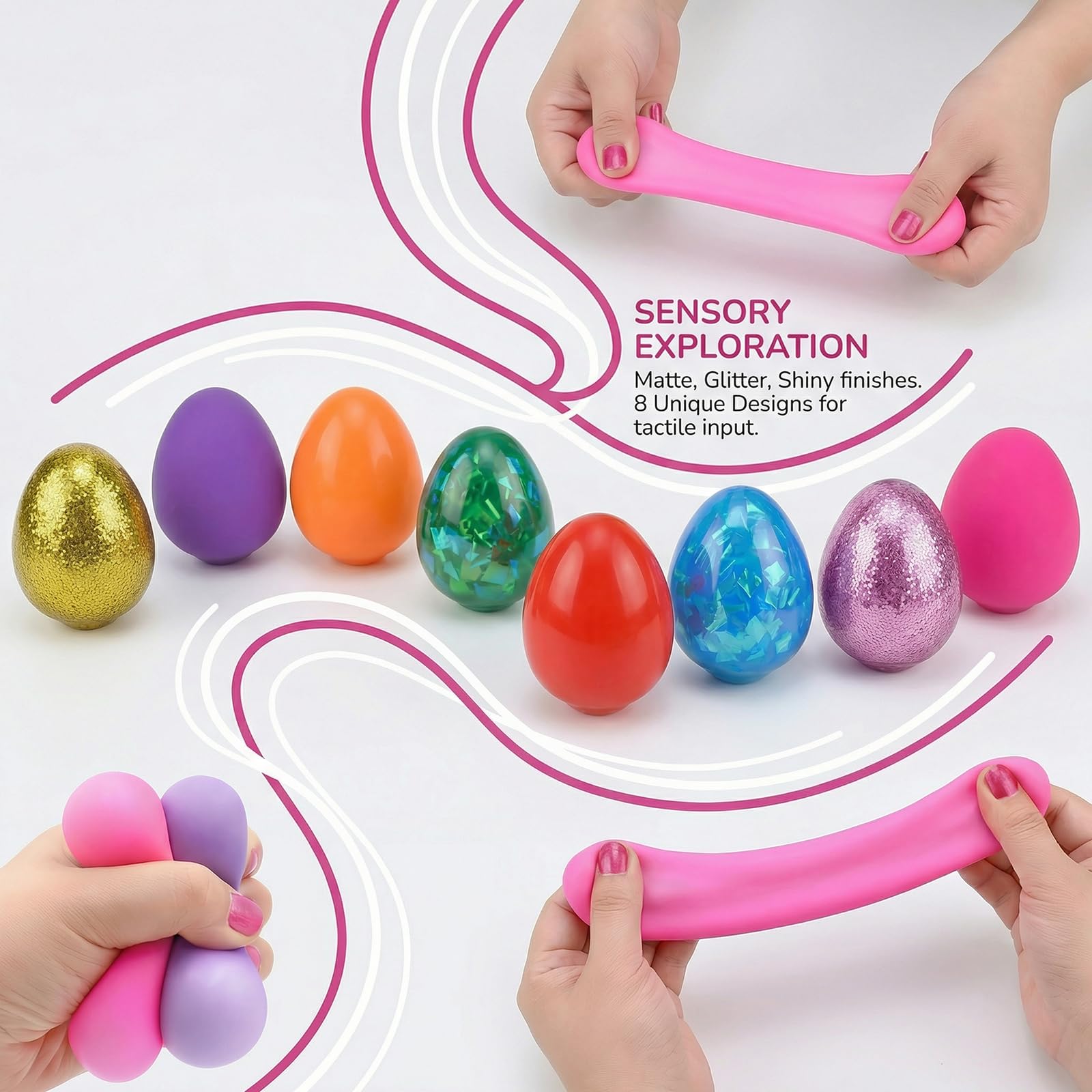 Paquete de 8 huevos de Pascua