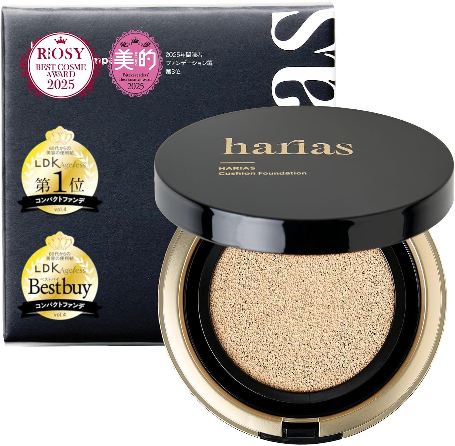 HARIAS ハリアス クッションファンデーション SPF50+ ナイアシンアミド