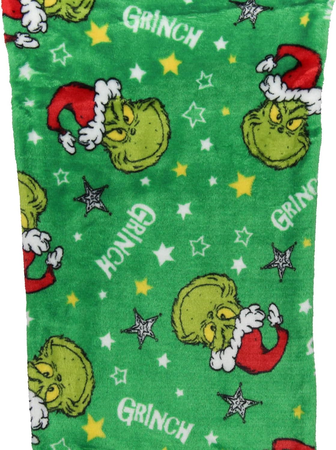 Dr. Seuss Women's GRINCH Let The Gifting Begin Junior's Lounge Pajama Sleep Set - Image 6