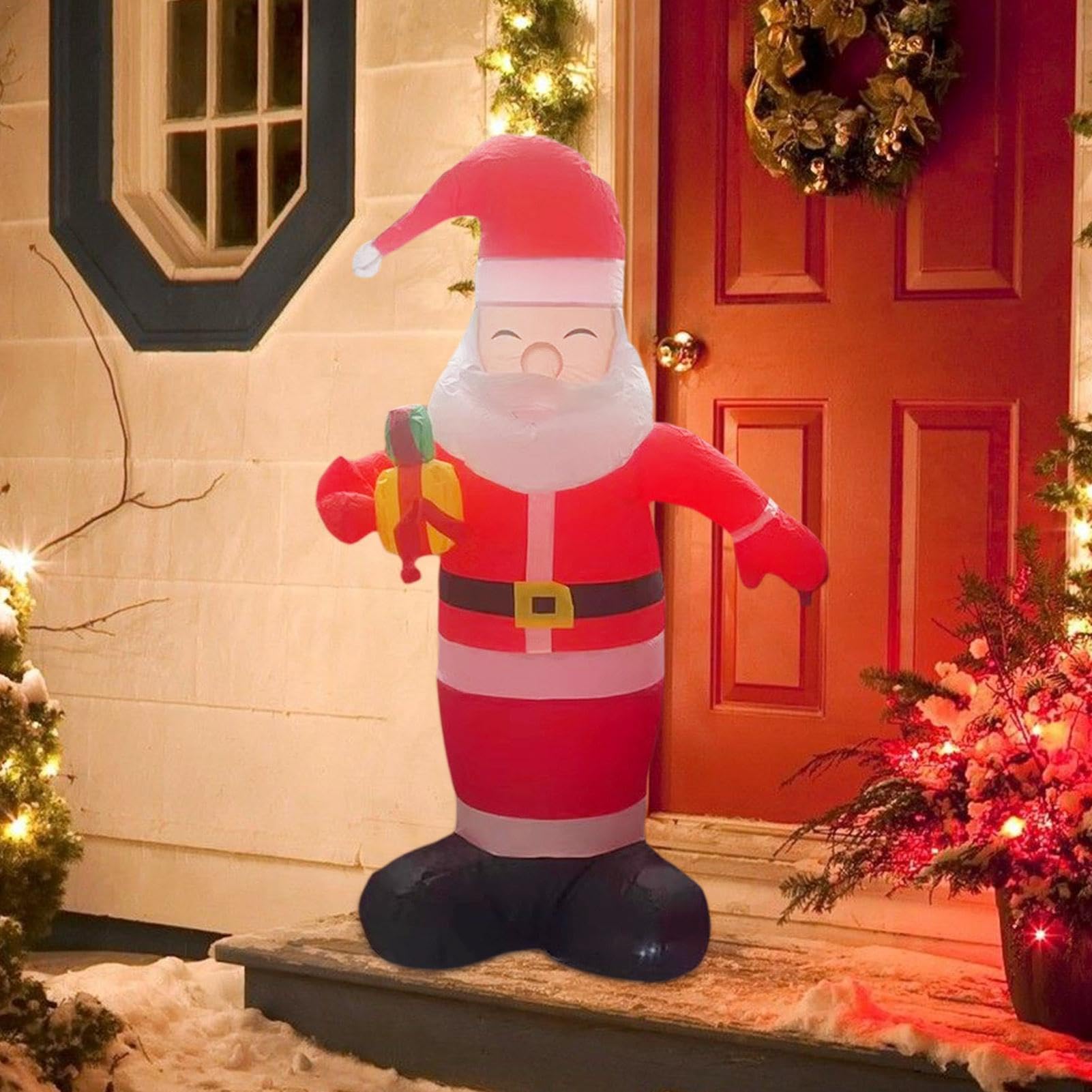 Père Noël Gonflable Grandes Décorations de Fêtes Accessoires Photo