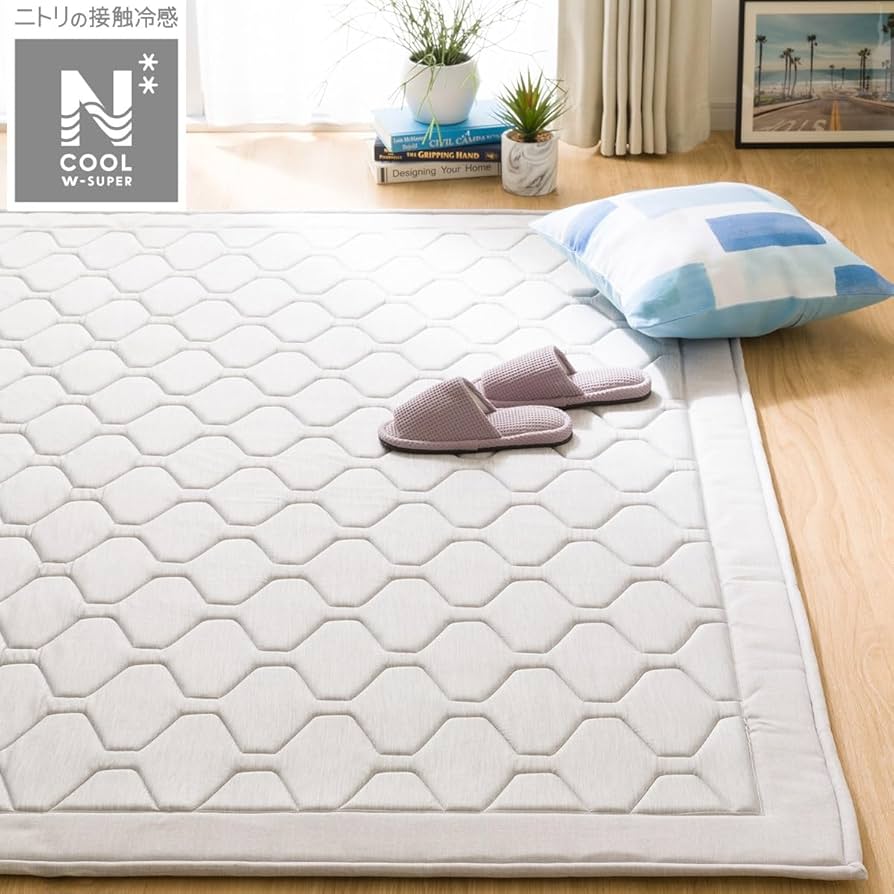 【新品／未開封】ニトリ／Nクールスーパーラグ185X240／グレー NITORI ニトリ ラグ(NクールWSP 185X240 グレー gDS6) デコホーム