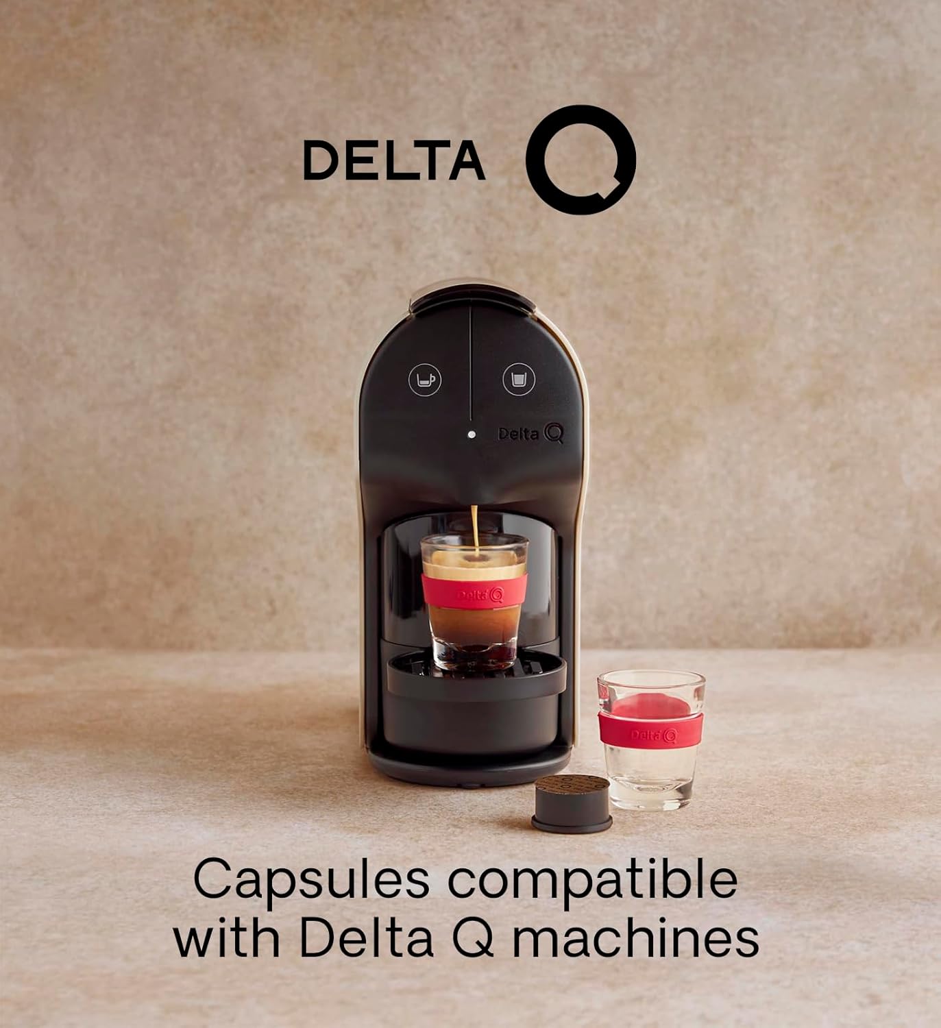 Delta Q EpiQ Espresso Capsules for Delta Q Machines, Intensity 14/15, Roasted Nuts Notes, 80 Pack