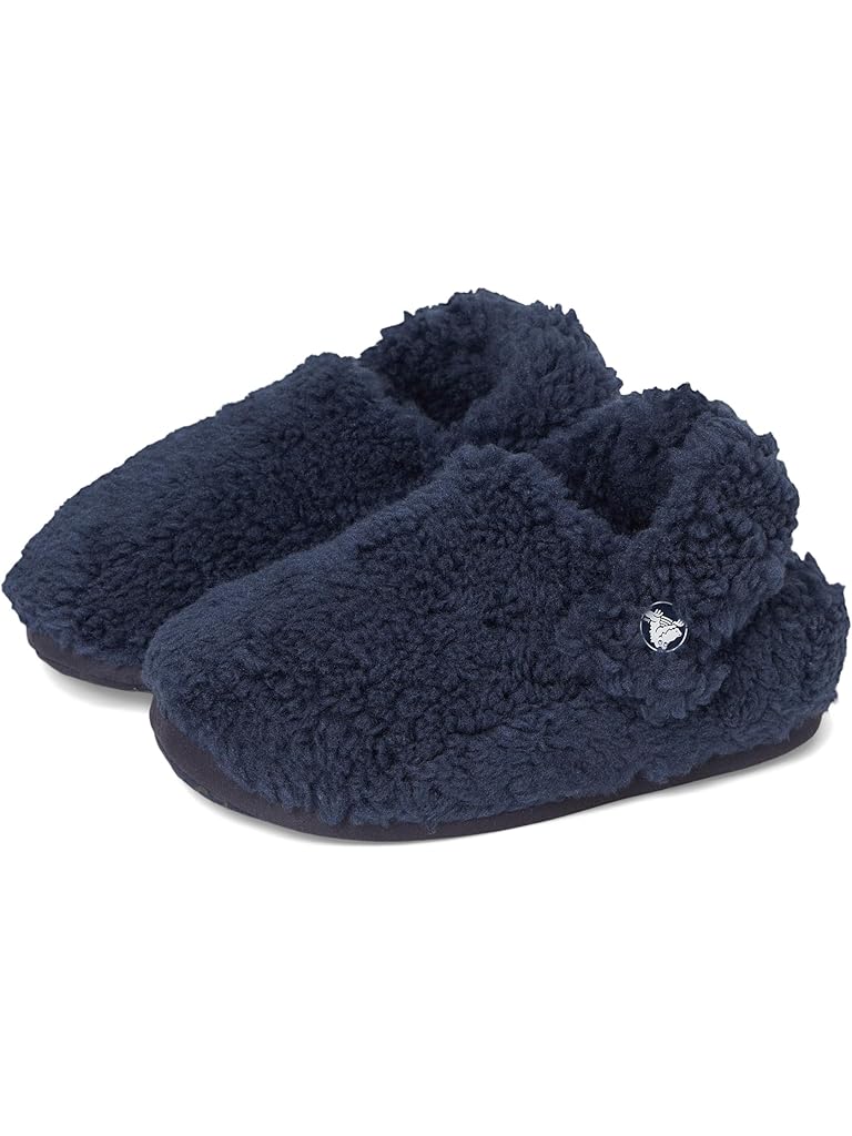 Navy Crocs Classic Cozzzy Slippers (Toddler)