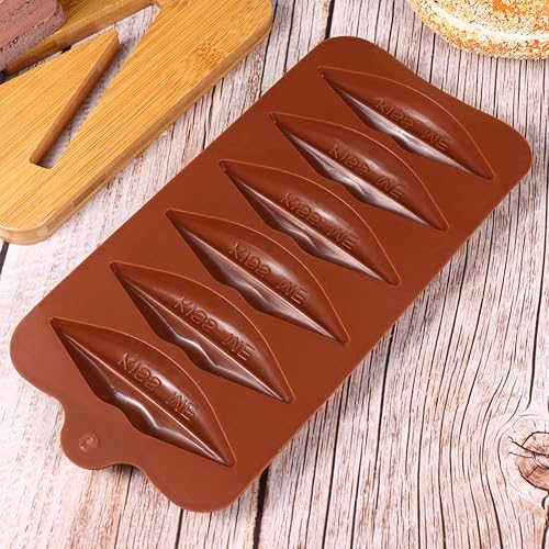 Moldes de silicona para paletas de chocolate, 2 unidades, moldes de chocolate con formas elegantes, moldes antiadherentes para dulces, moldes de