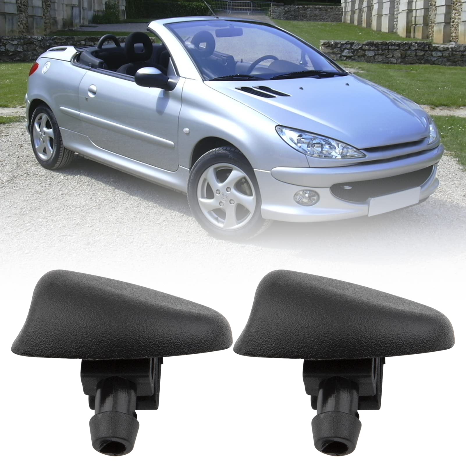 Buses D'essuie-glace Pour Peugeot 407, 206, C2, C5 - Lot De 2 Pièces - Référence 6438Z1 - Montage Facile