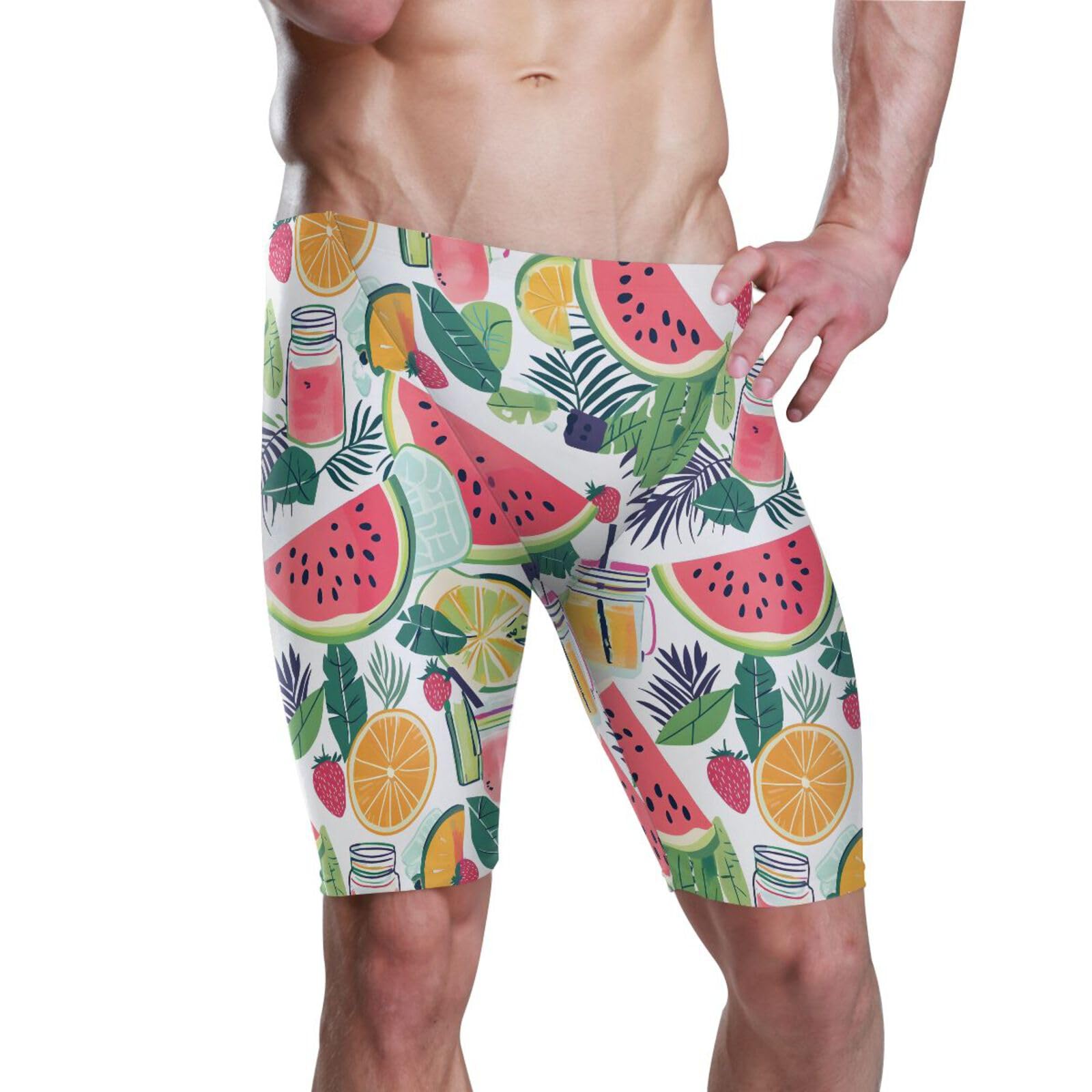 UMIRIKO Swimsuit for Men Summer Watermelon Men's Swimsuit Jammer XXL 202b8305